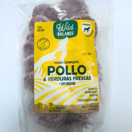 Menu Barf de Pollo en porciones