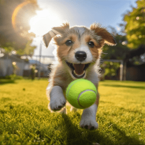 Pelotas de tenis para perros