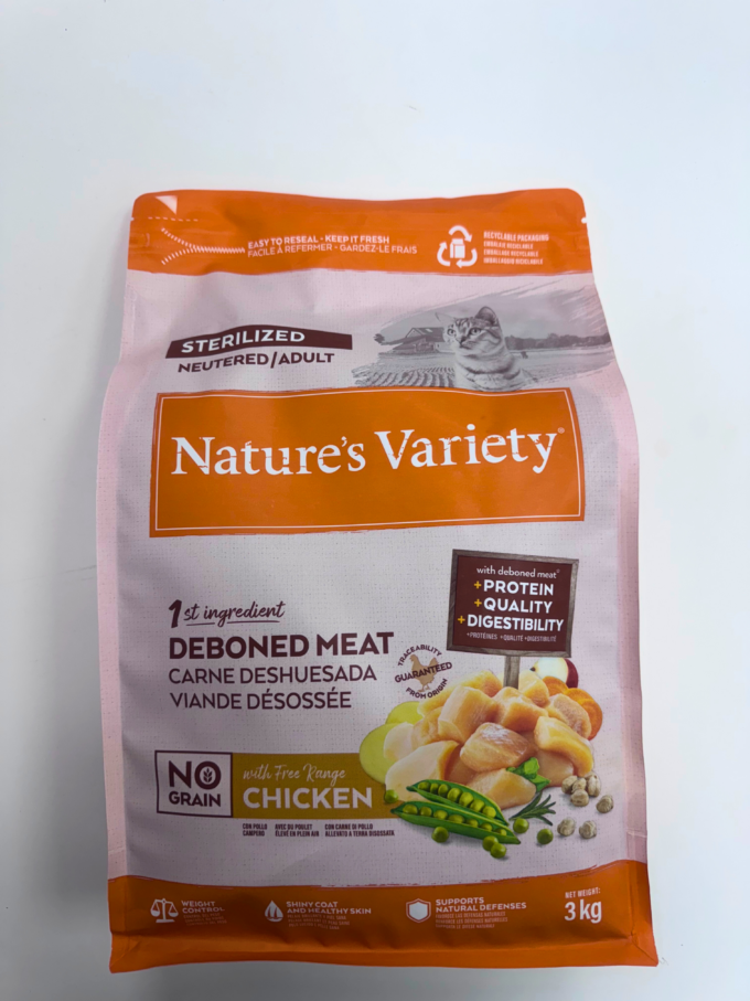 Nature´s Variety No grano Adulto Esterilizado Pollo para gatos