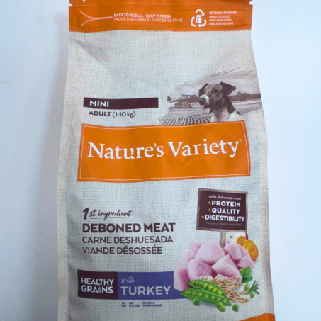 Nature´s Variety Adulto Mini Con Grano Pavo
