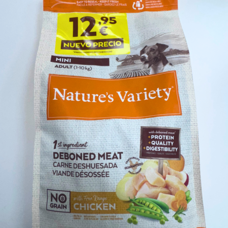 Nature´s Variety Adulto Mini Sin Grano Pollo