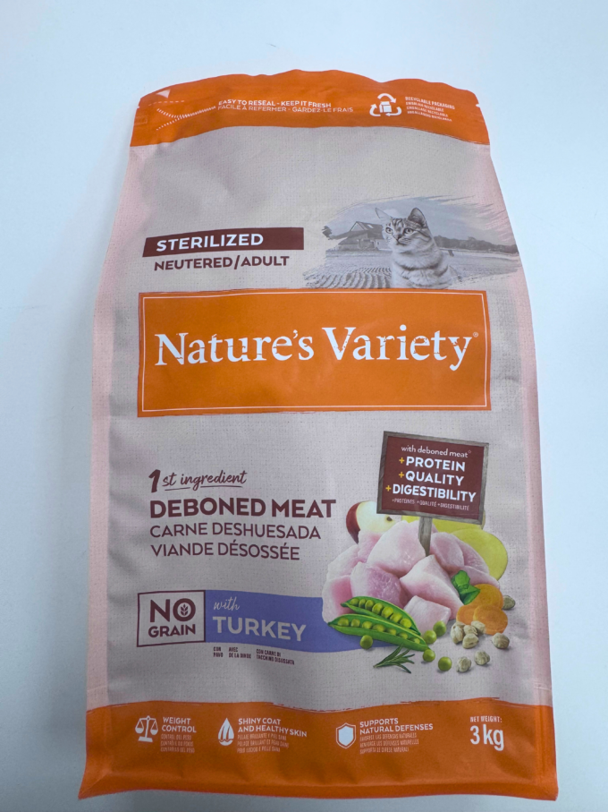Nature´s Variety No grano Adulto Esterilizado Pavo para gatos