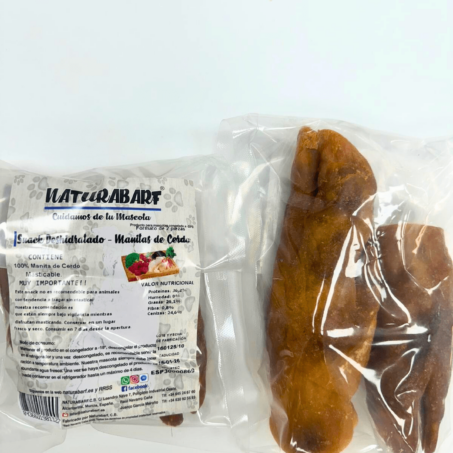 Manitas de cerdo deshidratadas
