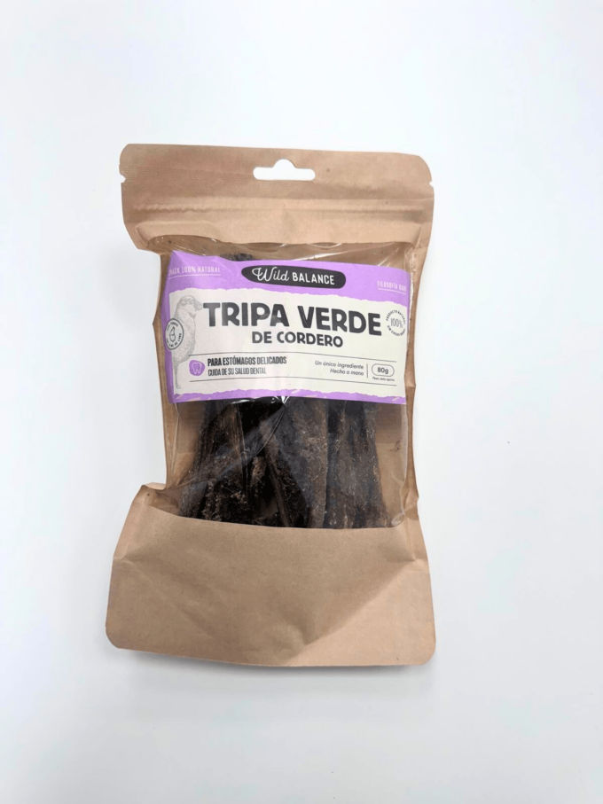 Tripa verde de cordero