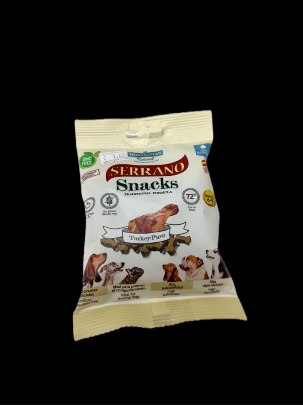 SNACKS SERRANO DE PAVO