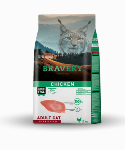 BRAVERY CHICKEN ADULT CAT STERILIZED