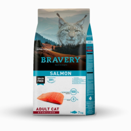 BRAVERY SALMON ADULT CAT STERILIZED