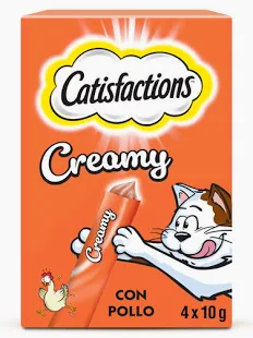 catisfactions creamy pollo x4